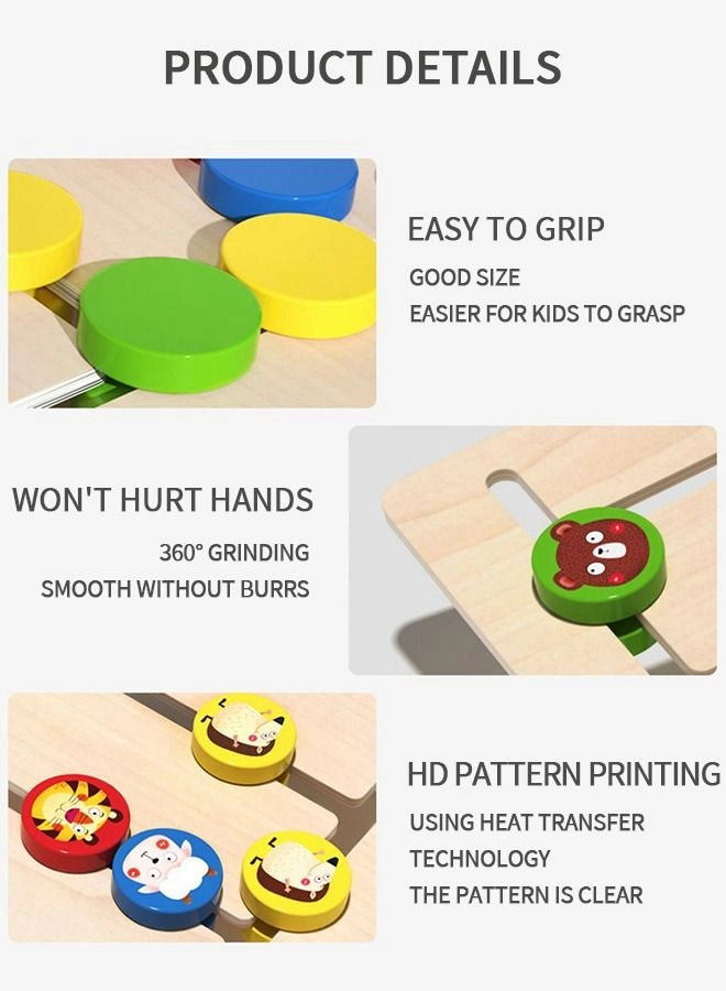 Slide Four Colors and Shapes Puzzles - 20.0 pieces