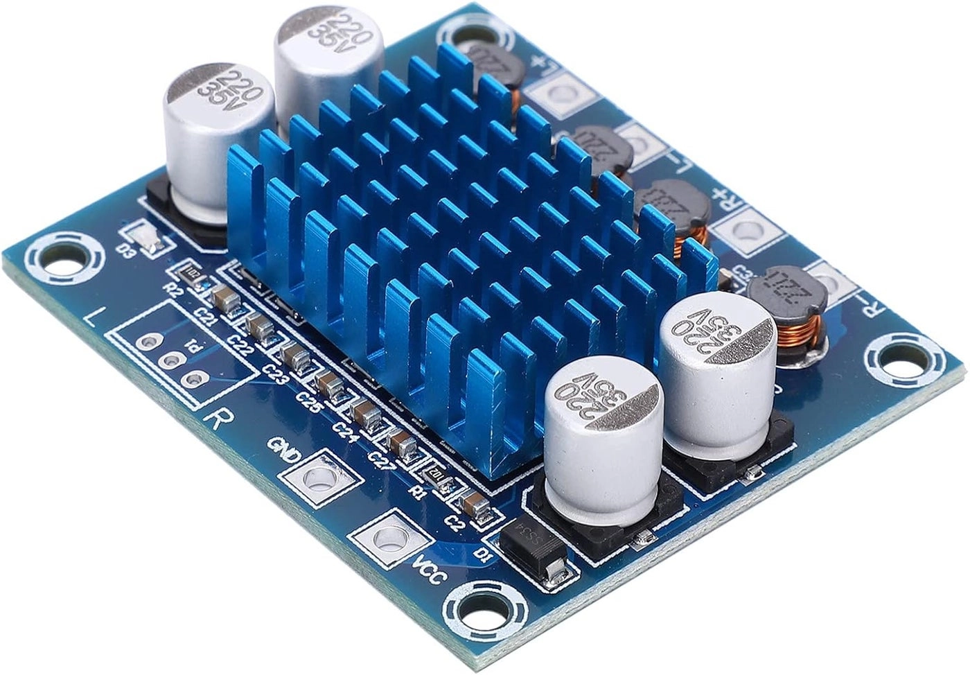Audio Power Amplifier Board - Dual channel (2.0) 30W + 30W