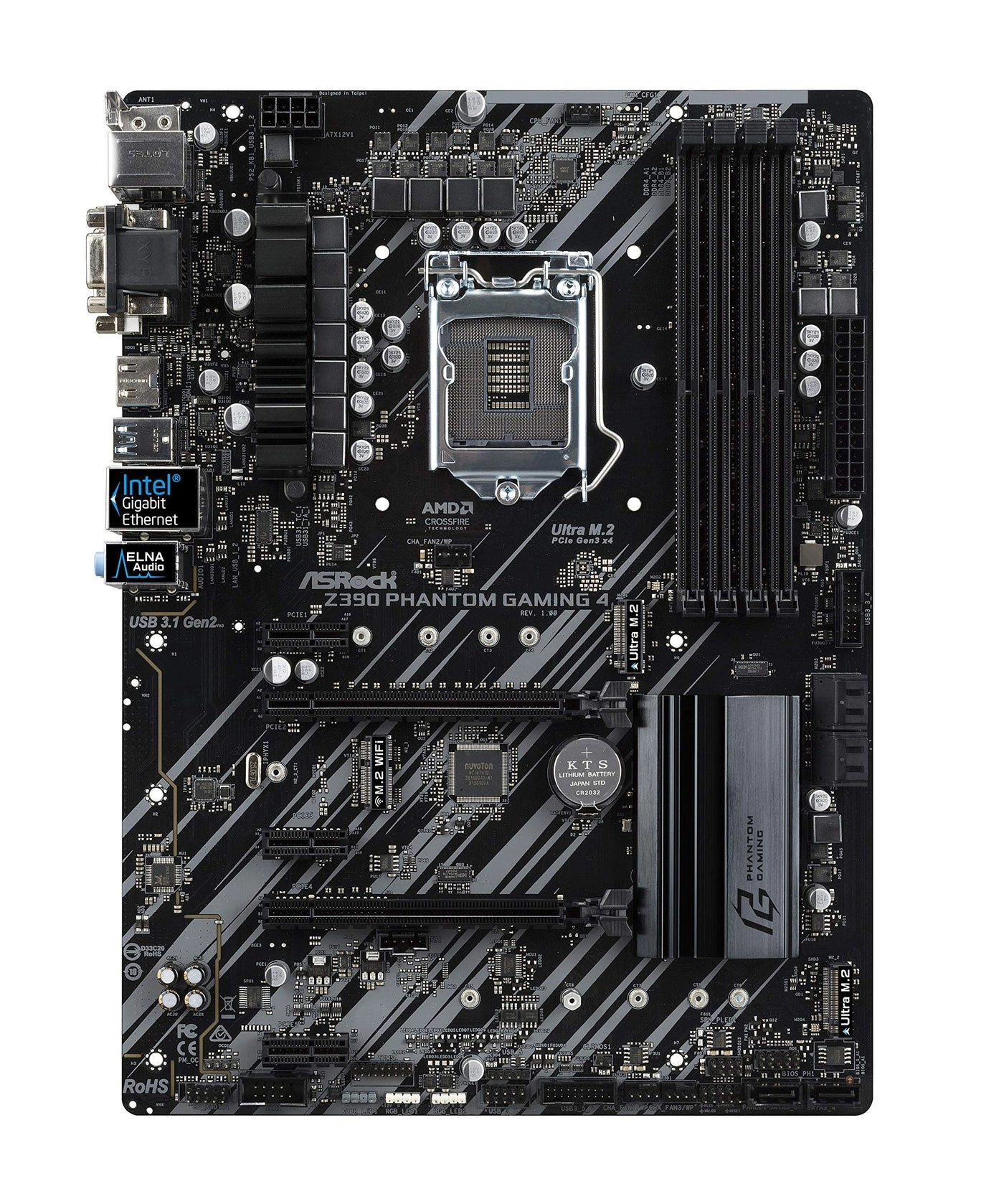 Asrock Z390 Phantom Gaming 4 - LGA1151 Intel Z390 4x DDR4 64GB