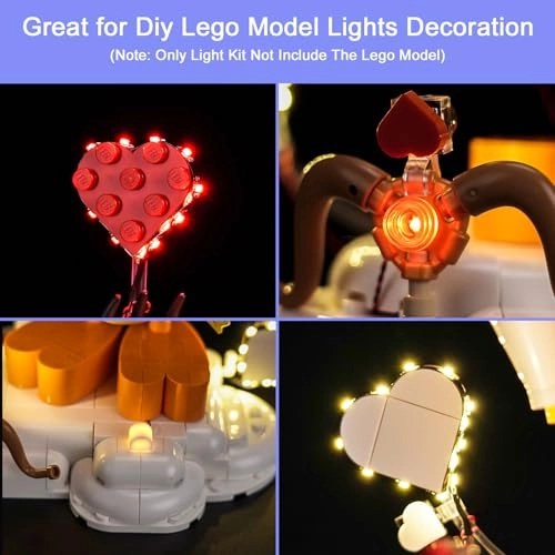 Led Light Kit - Compatible with Lego 40824 Yellow
