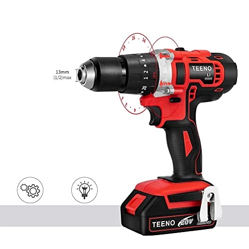 Cordless Drill Set - 2x2.0Ah
