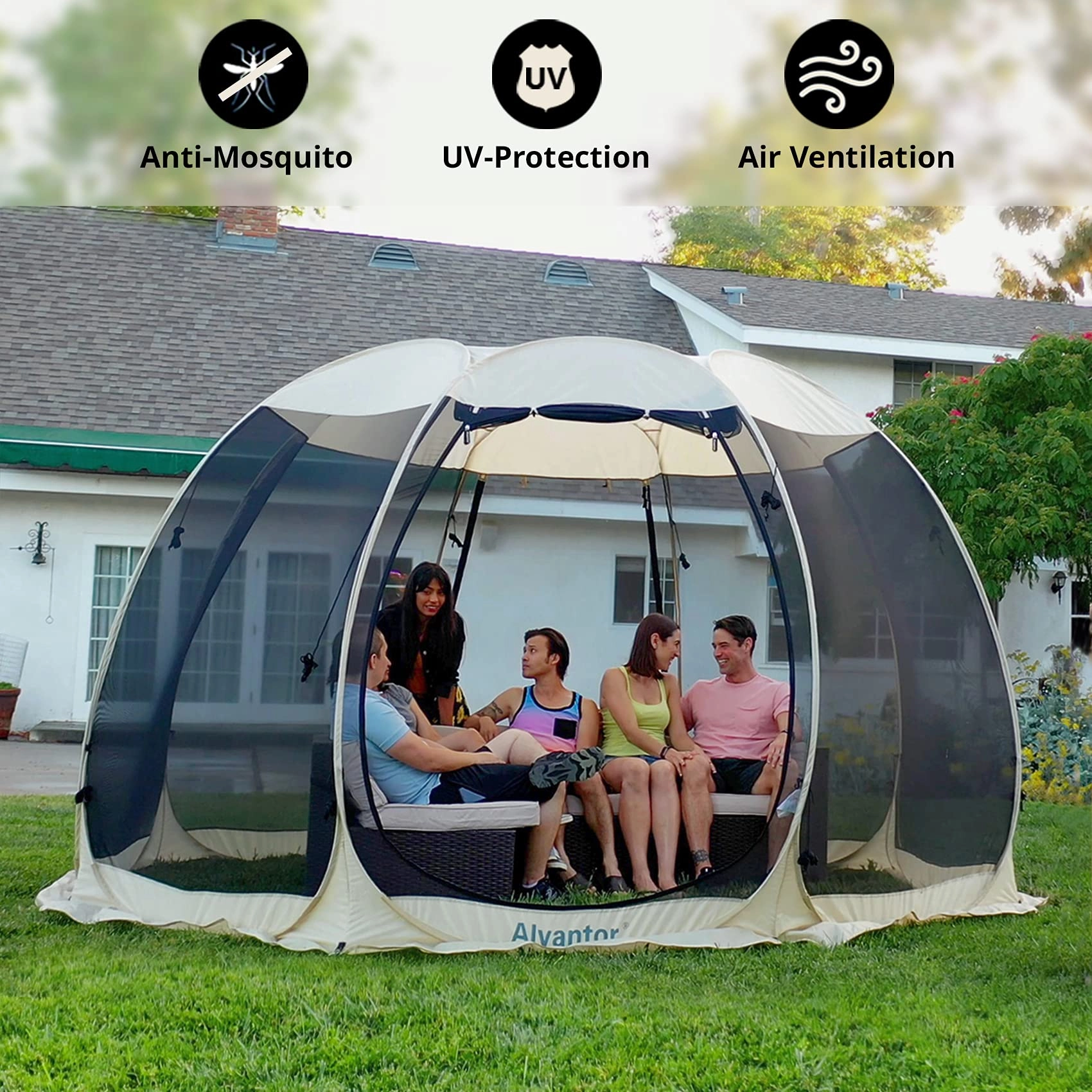 Pop Up Screen House - 9 square meters
