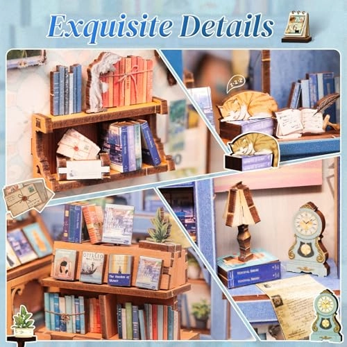 Book Nook Kit - Muse Bookstore 1:12 Scale