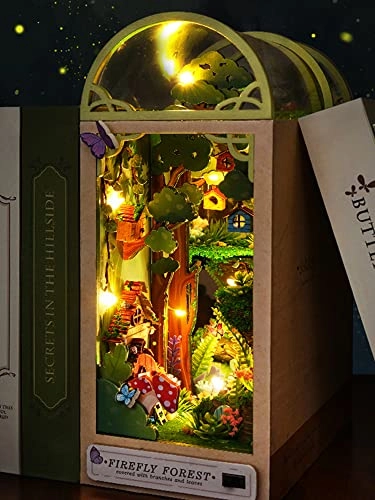 DIY Book Nook Miniature Kit - Firefly Forest