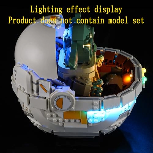 LED Light Kit for LEGO Grogu with Hover Pram 75403