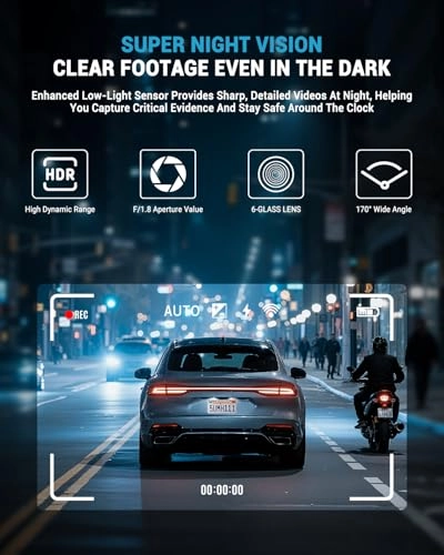 Dashcam Auto 4K - 2160p