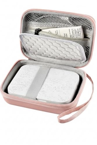 Case Compatible with Canon Ivy Mini CLIQ CLIQ+ CLIQ2 CLIQ+2 Instant Camera Printer - blue Mesh Pocket