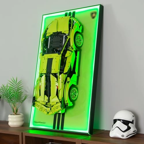 Display Wallboard for LEGO Lamborghini Sián FKP 37 42115 - Aluminum