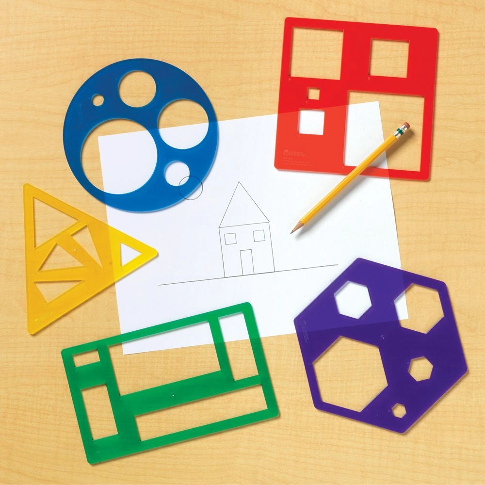 Primary Shapes Template Set - Suitable for 4 years & above