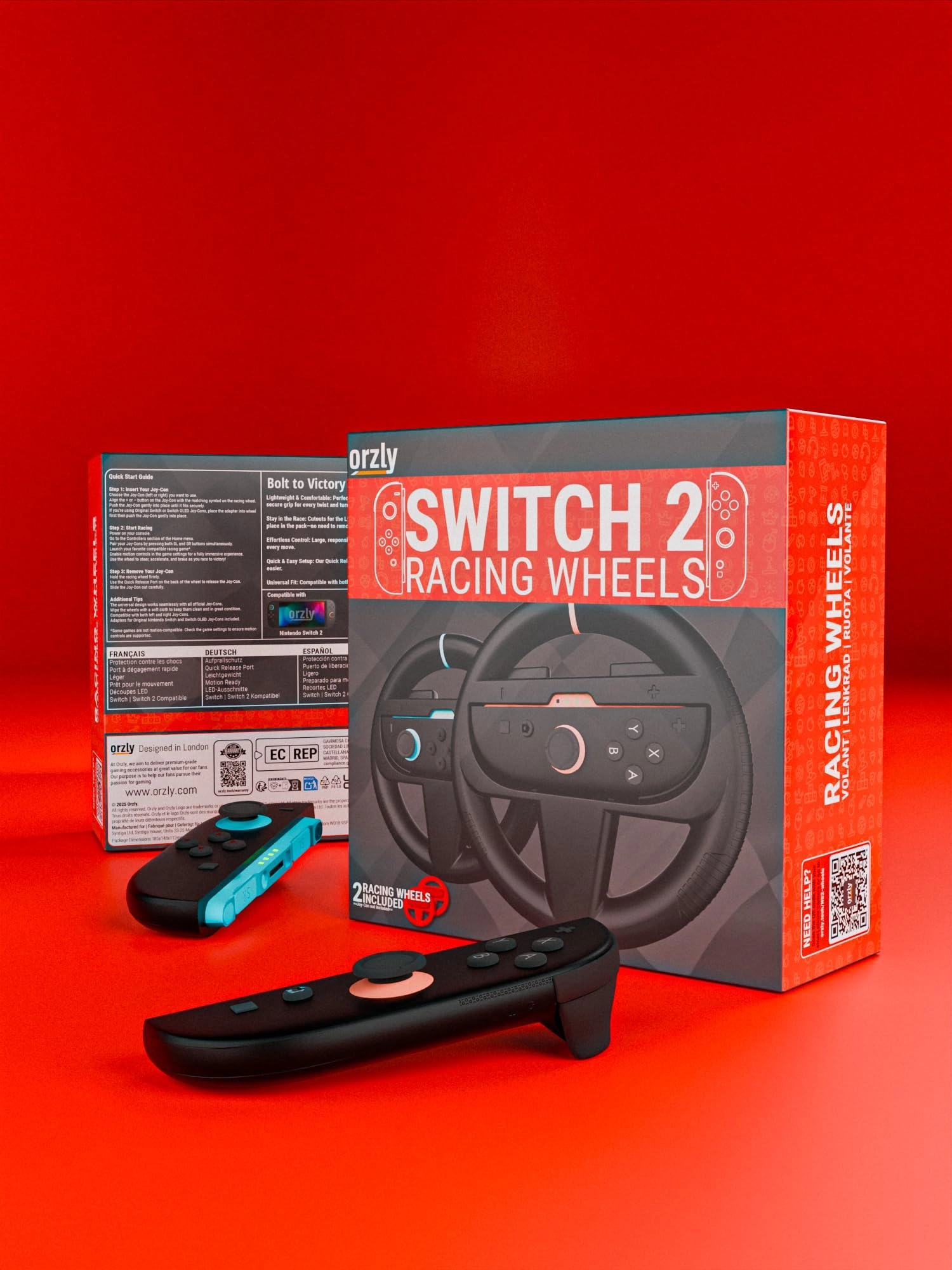 Steering Wheels - Nintendo Switch 2 Twin Pack