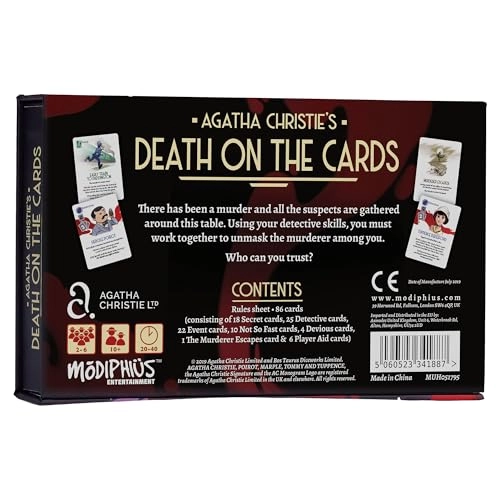 Agatha Christie's Death on The Cards - Card Game
