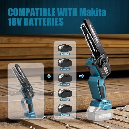 Mini Chainsaw - 6 & 8 Inch Brushless