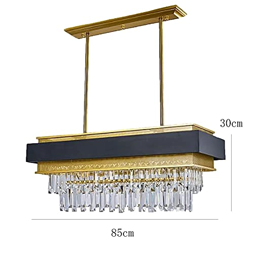 E14 Nordic Light Luxury Crystal Chandelier - Hanging Wire 100cm