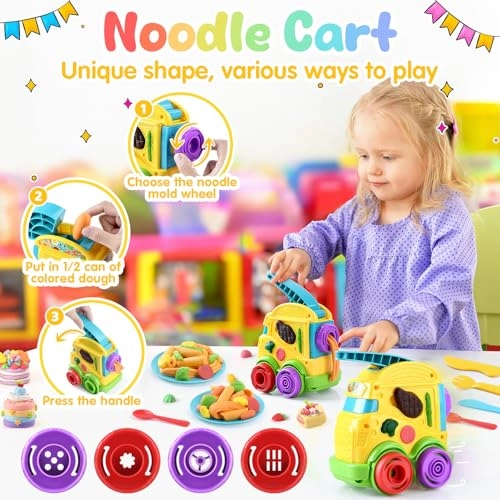 2 in 1 Color Dough Kitchen Creations Set - 3+ years 35 pcs