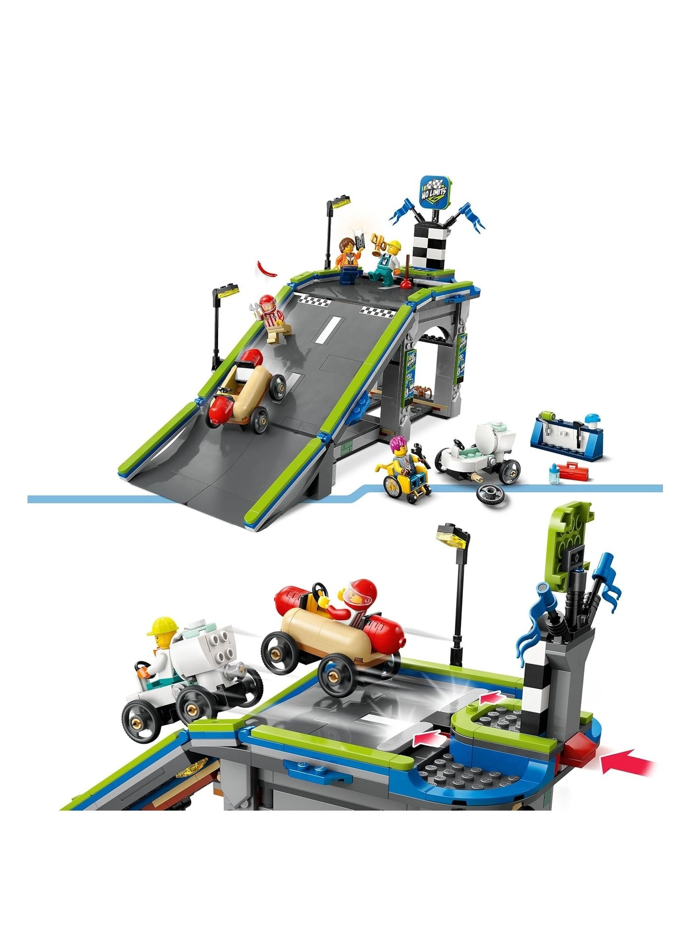 No Limits: Race Car Ramp Track