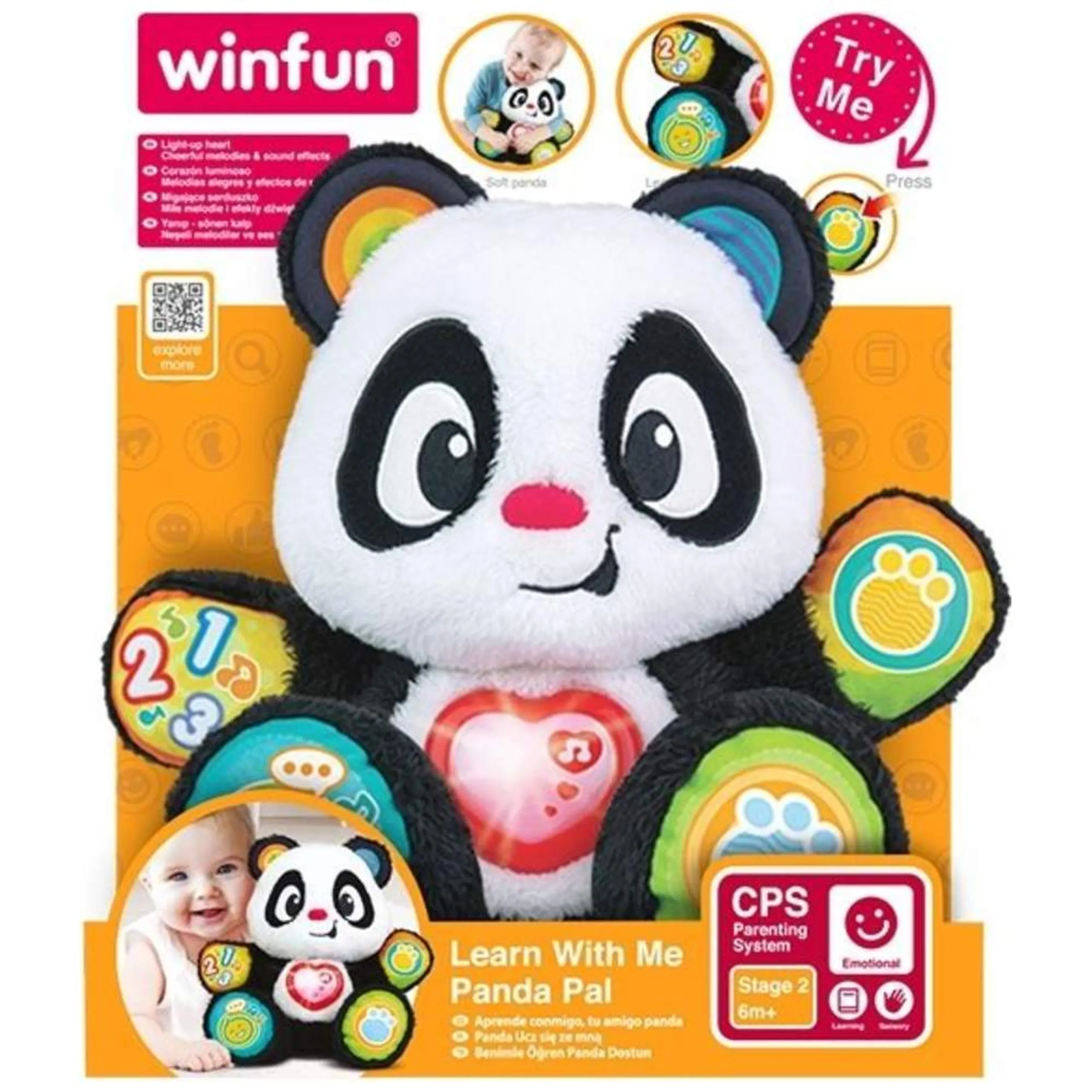 Learn With Me Panda Pal - Suitable for 6 months & above