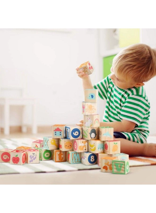 Abc Wooden Building Blocks - 26 pcs