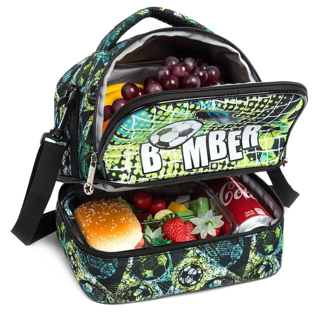 Bottle / Lunch Bag - Football Green 8L