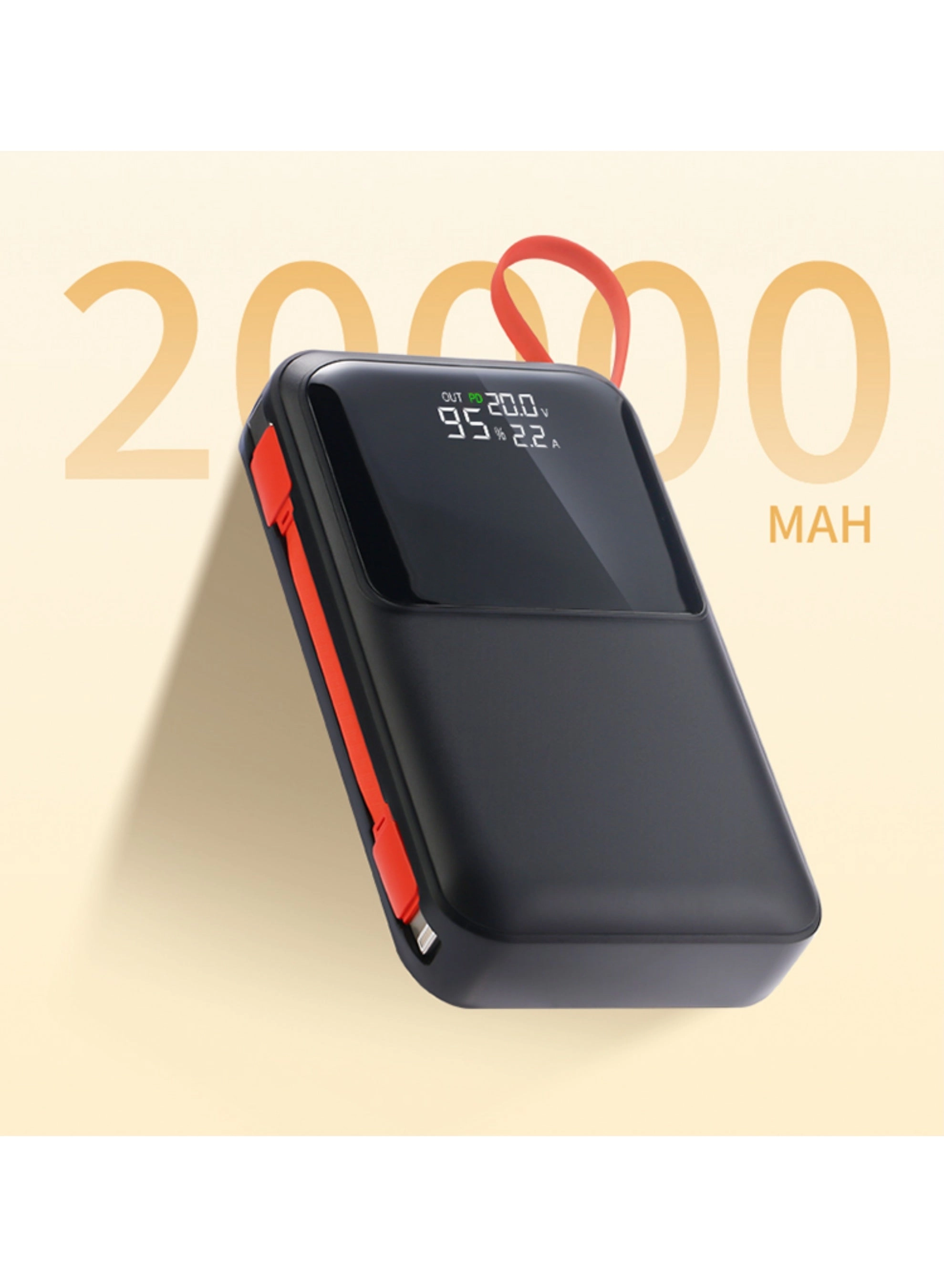 Rock Power Power Bank - 20000mAh 157.5W Fast charging