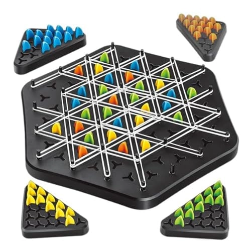 Chain Triangle Chess - Rubber Band Educational