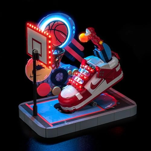 LED Light Set - Compatible with 43021 Nike Dunk Trickshot red
