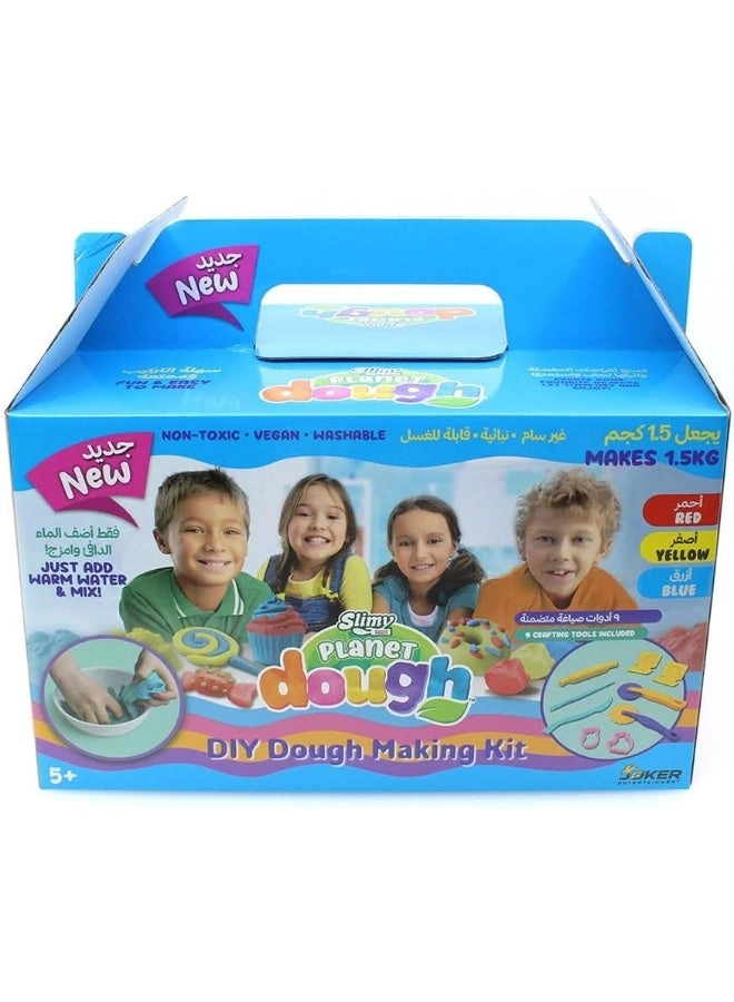 Planet Dough DIY Deluxe Set - 5+ years 9 pcs 3 colors