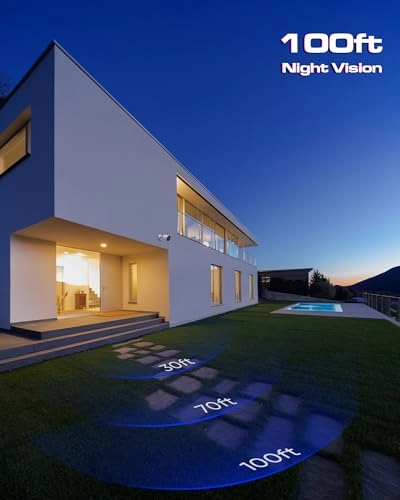 Full Color Night Vision Security Camera 1080P