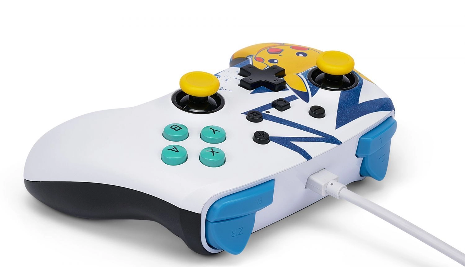 Pikachu Charge Pokémon Enhanced Wired Controller - Switch