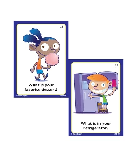 WH Questions at Home Fun Deck Cards - 5 years and up 56 pieces