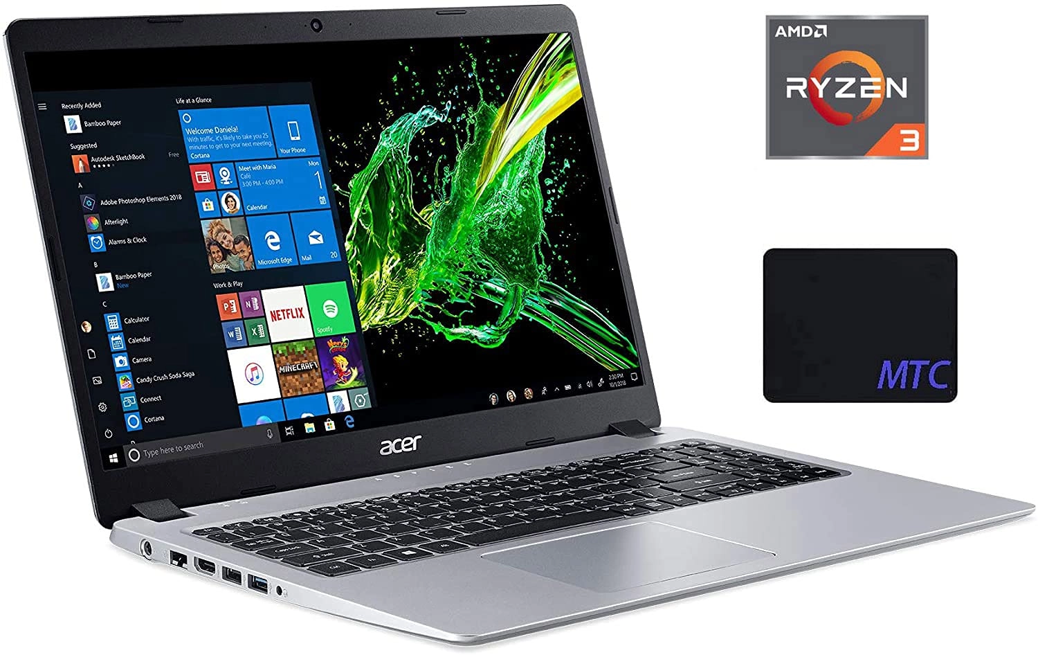 Acer Aspire 5 - 15.6'' Ryzen 3 3200U 4GB DDR4 128GB SSD