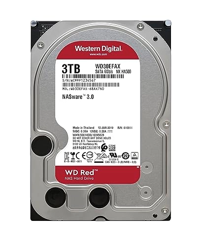 Red 3.5" 5400rpm 256MB SATA 6Gb/s (WD30EFAX) - 3TB