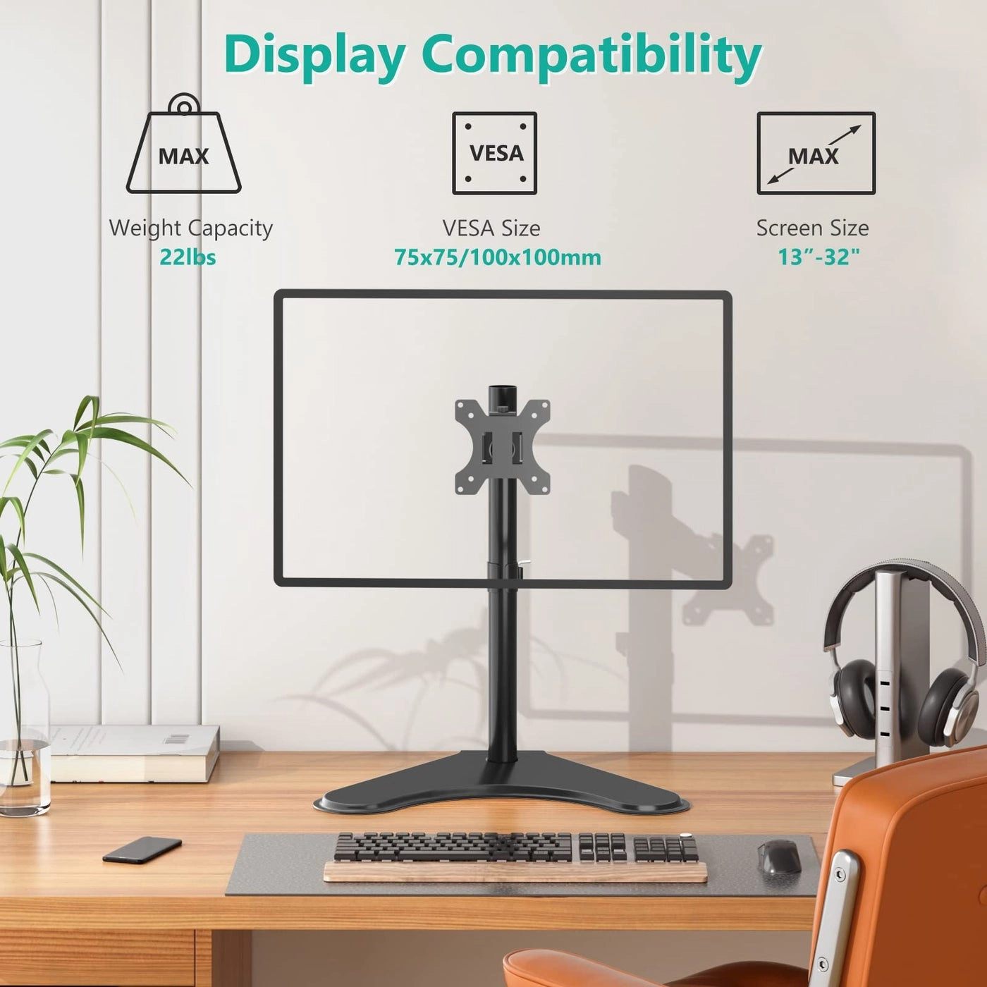 MF001 - Single 32 inch 75 to 100 millimeter