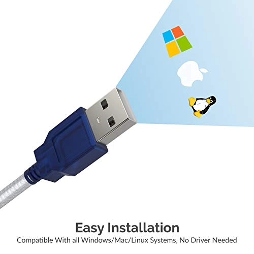 USB 2.0 to Serial Converter Cable - 9 Pin DB 9 RS 232