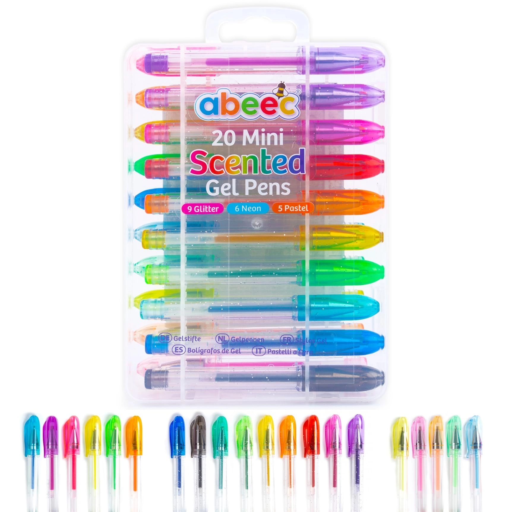 RMS International UK Ltd Scented Mini Gel Pen Set - 20.0 Count 0.3mm