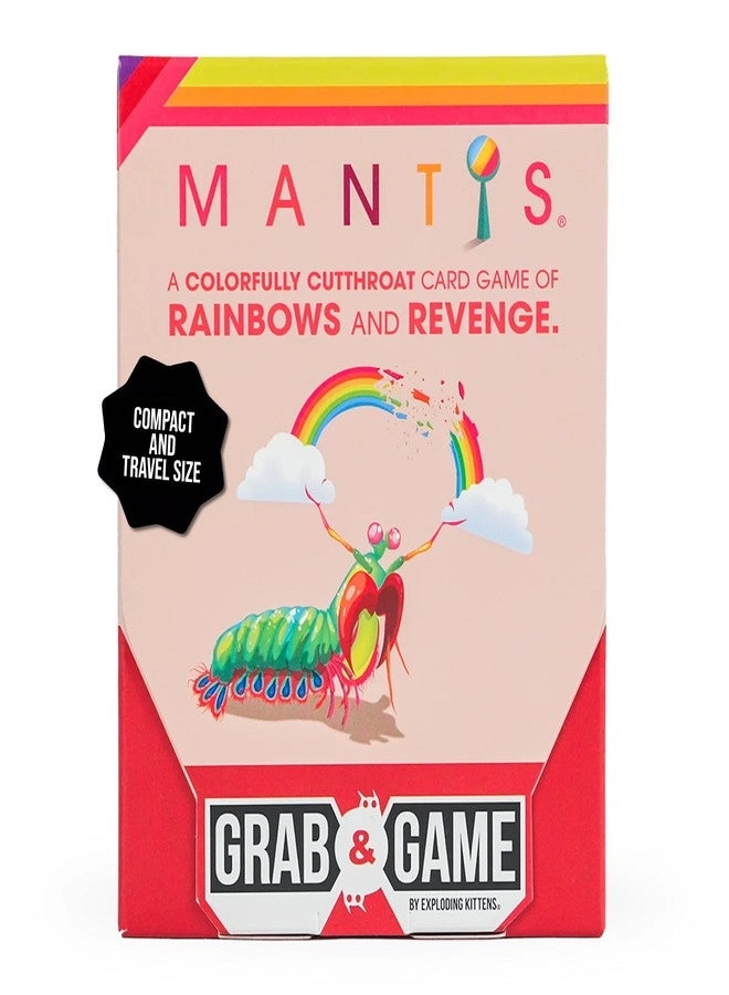 Exploding Kittens Mantis Grab & Game - Cutthroat Matching Card Game