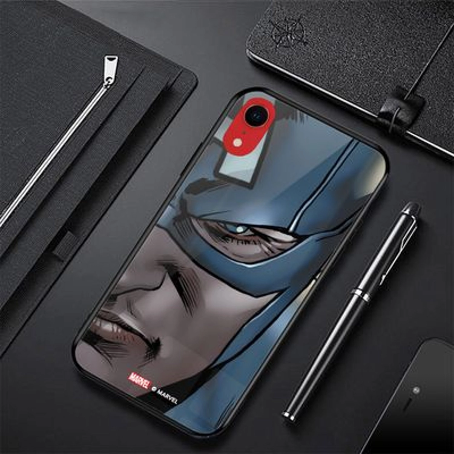 Wackylicious iPhone XR Cover Back Case for iPhone XR - TPU Bumper Case + Tempered Glass Back Back Case