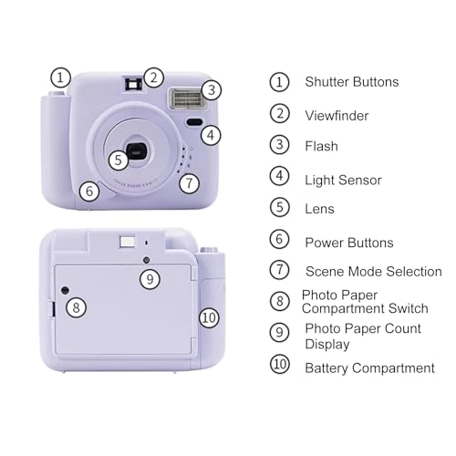 One Click Instant Film Camera - 86 x 54mm