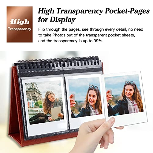 3.5x4.5" 64 Pockets Desk Calendar Album