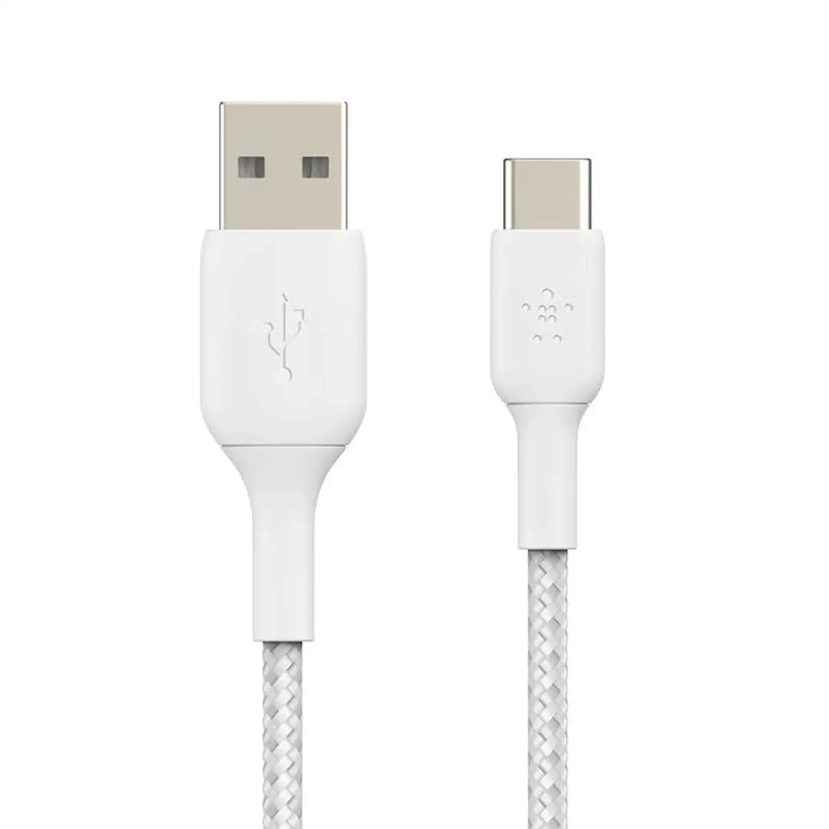 boost charge Braided Cable USB-C to USB-A 2m