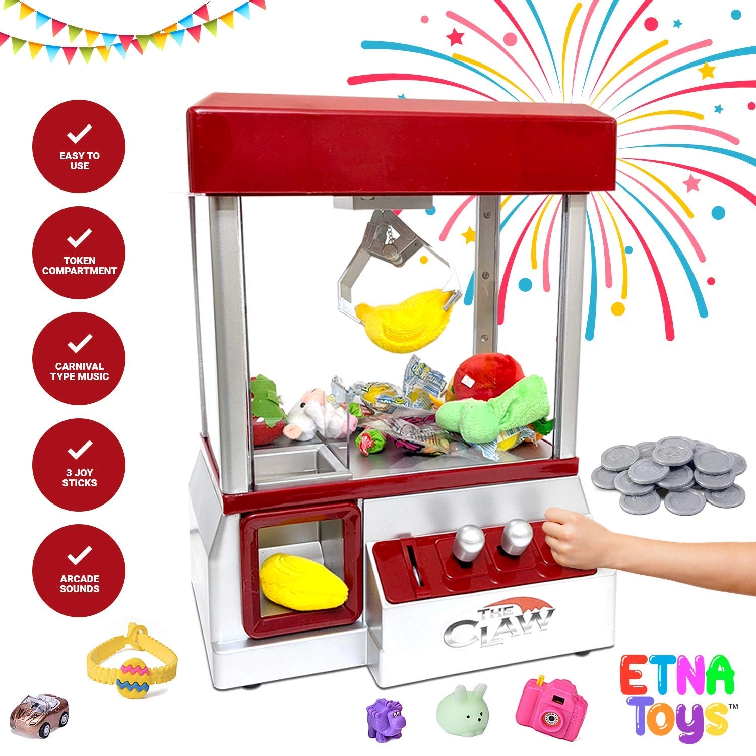 etna products Arcade Claw Machine Music - 6 years+