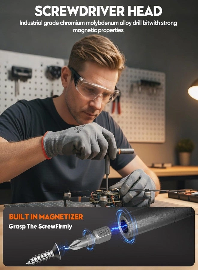 Magnetic Multi-Bit Screwdriver Set (42 Pcs)