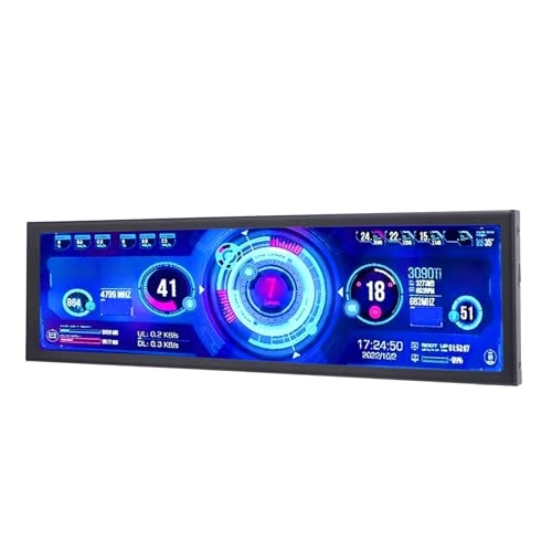 PC Temperature Display - Plyisty10swkv74yz 8.8 Inches 480x1920
