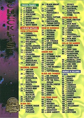 Marvel Universe Series V Base Set - 200pcs