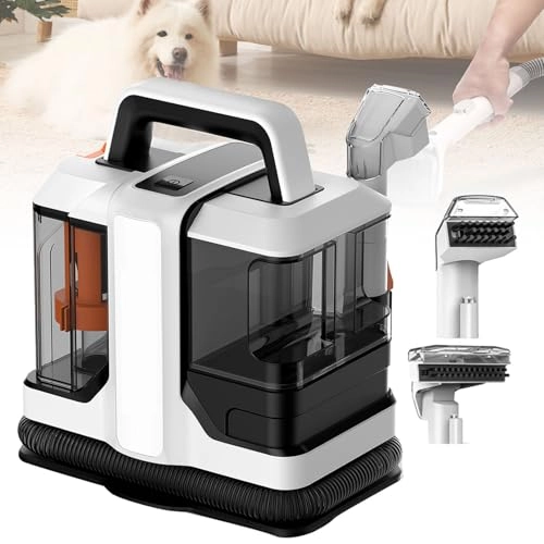 6-in-1 Portable Carpet Washer - Hot and Cold Water Extraction