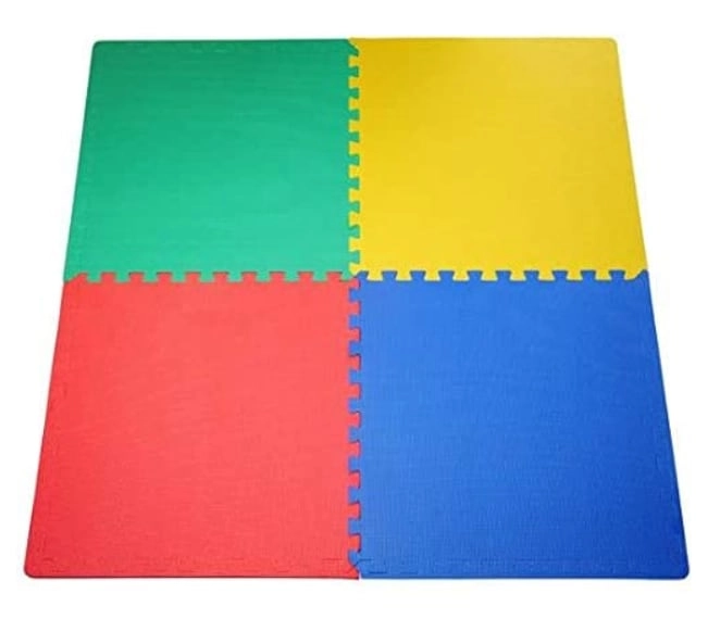 Rainbow Toys Puzzle Foam Mat - Multi-colors 4 Pieces