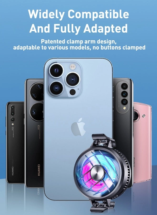 Phone Cooler - Gaming Fan RGB Two-Speed