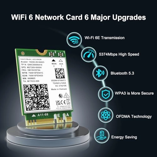 AX210 - WiFi 6E Wireless