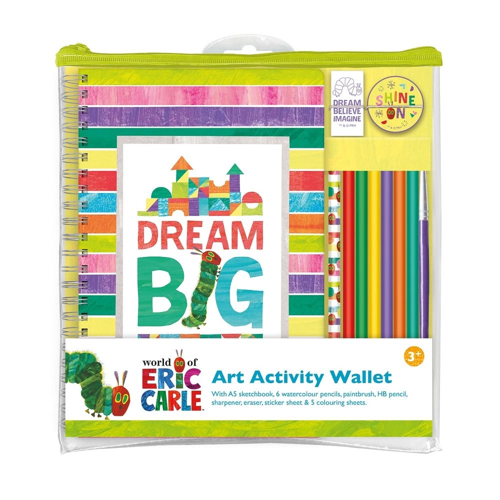North Parade Publishing Art Activity Wallet Very Hungry Caterpillar - 3 years & above