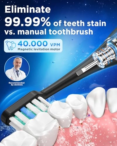 Y08U - 8 Brush Heads 120 Days Battery Life USB C