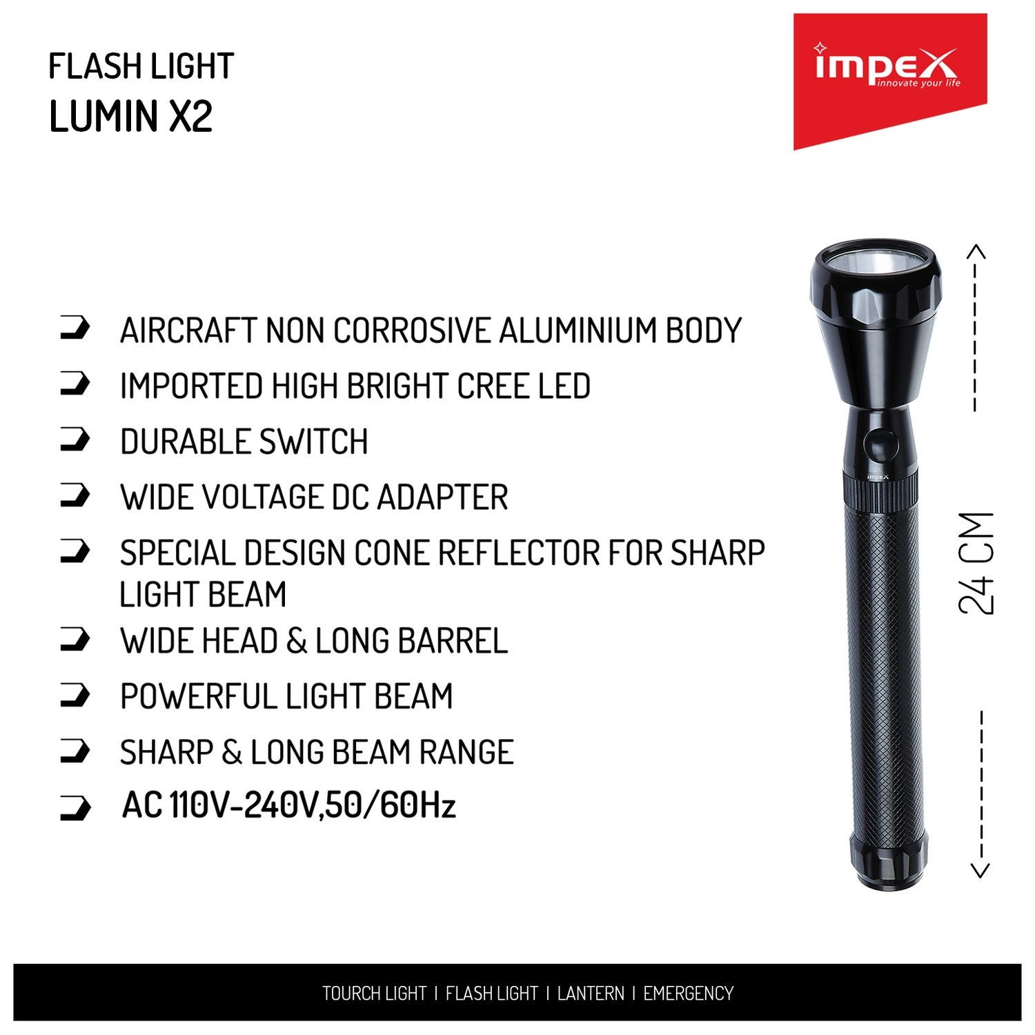 Lumin X2 Flashlight (3lm)